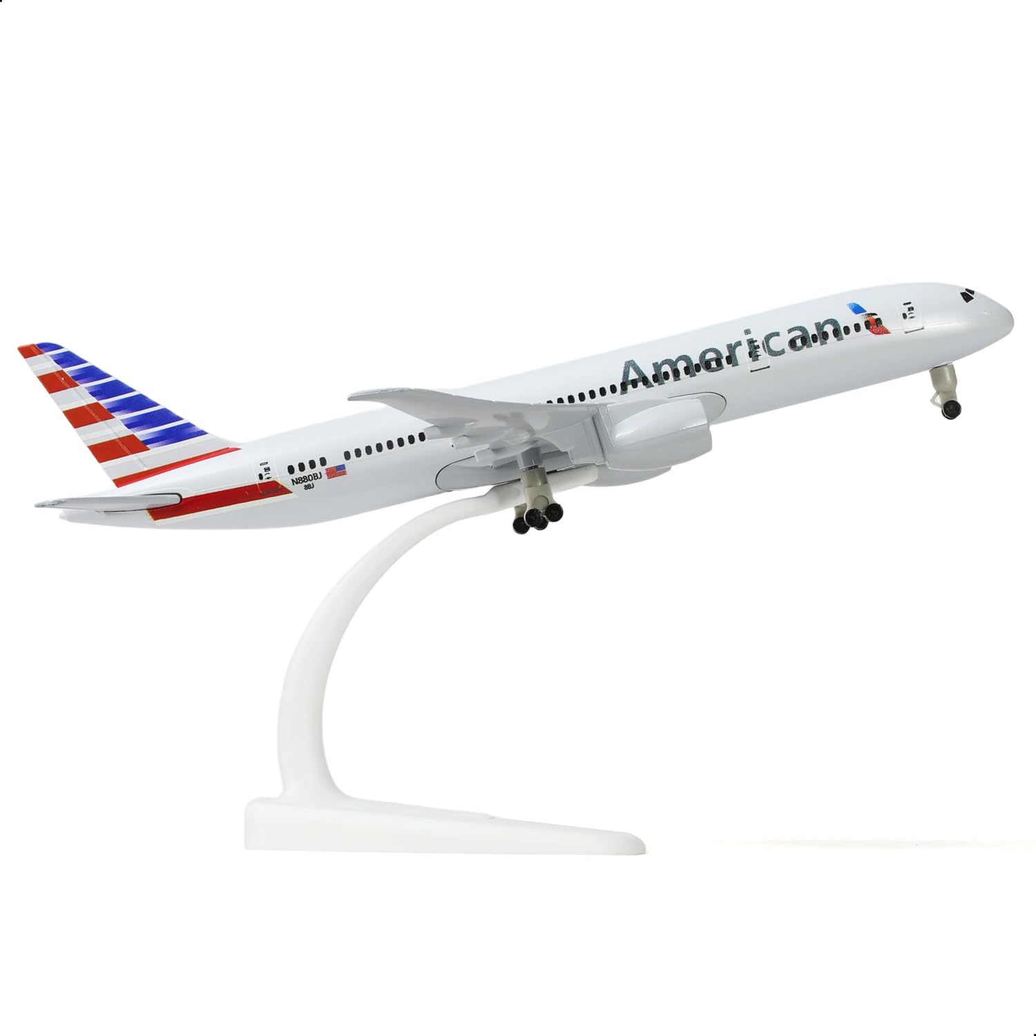 1/300 American Airlines Boeing 787 Diecast Model | AA Metal Airliner Replica with Stand