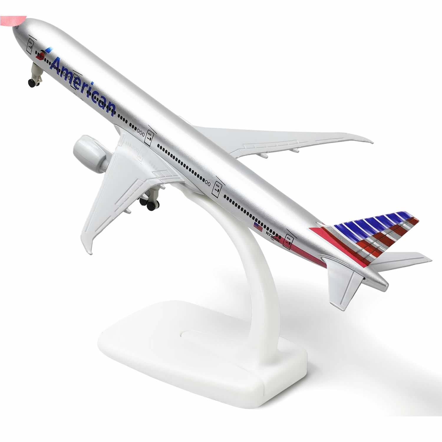 1/300 American Airlines Boeing 777 Diecast Model | AA Metal Airliner Replica with Stand