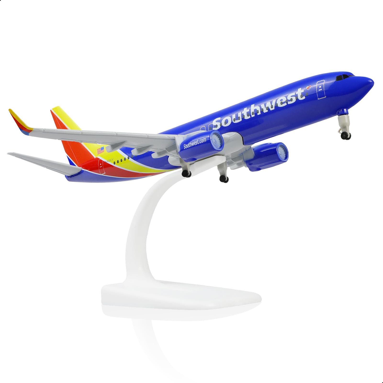 1/300 Southwest Airlines Boeing 737 Diecast Airplane Model, Desktop Aviation Gift