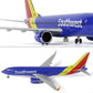 1/240 Southwest Airlines Boeing 737 Model Plane - 30cm Resin Aircraft Kit with Display Stand - Aviation Collectible for Adults QIYUMOKE