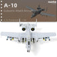 1/100 Scale A-10 Thunderbolt II Diecast Metal Model - USAF "Warthog" Ground Attack Aircraft with Stand