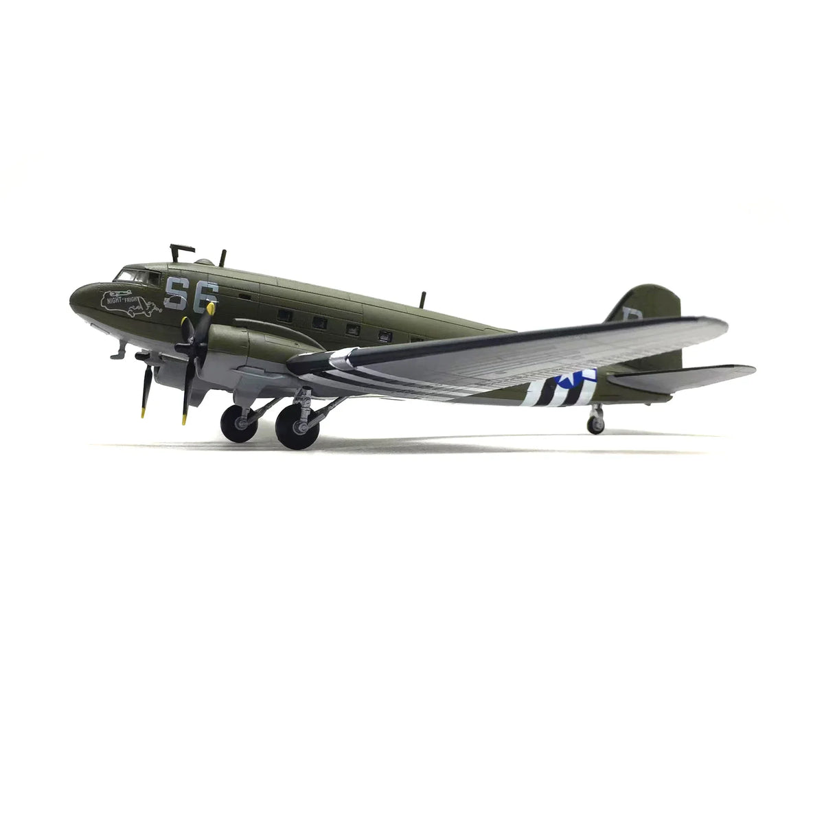 NUOTIE Model Douglas C-47 Skytrain diecast model aircraft side view