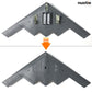 1/200 B-2A Spirit Stealth Stragetic Heavy Bomber Aircraft Model AF 82-1066 Spirit of America Bomber Model Metal Diecast Plane Model with Display Stand Collection Gift for Adult