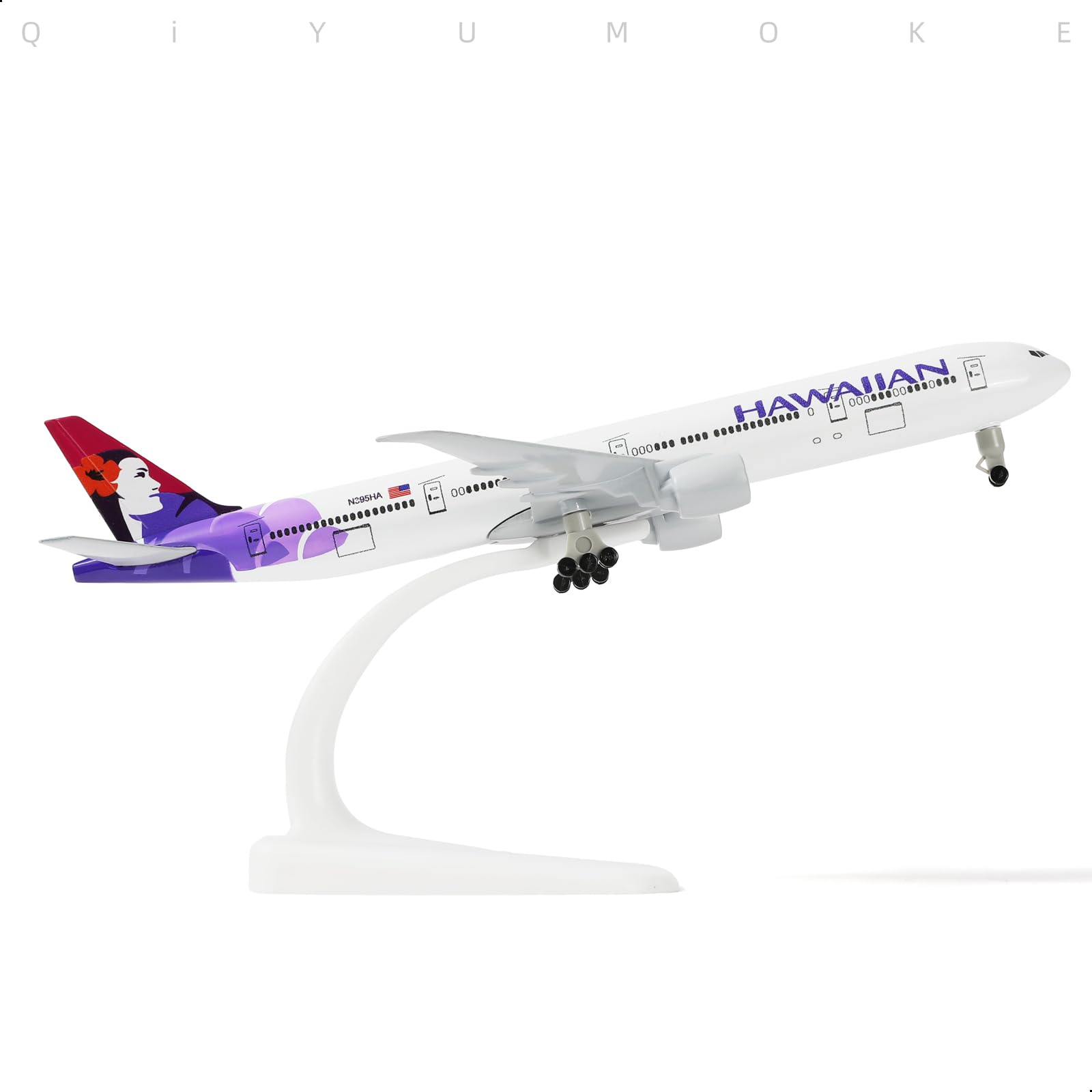 1/300 Hawaiian Airlines Boeing 777 Diecast Airplane Model, Aviation Collectible Gift