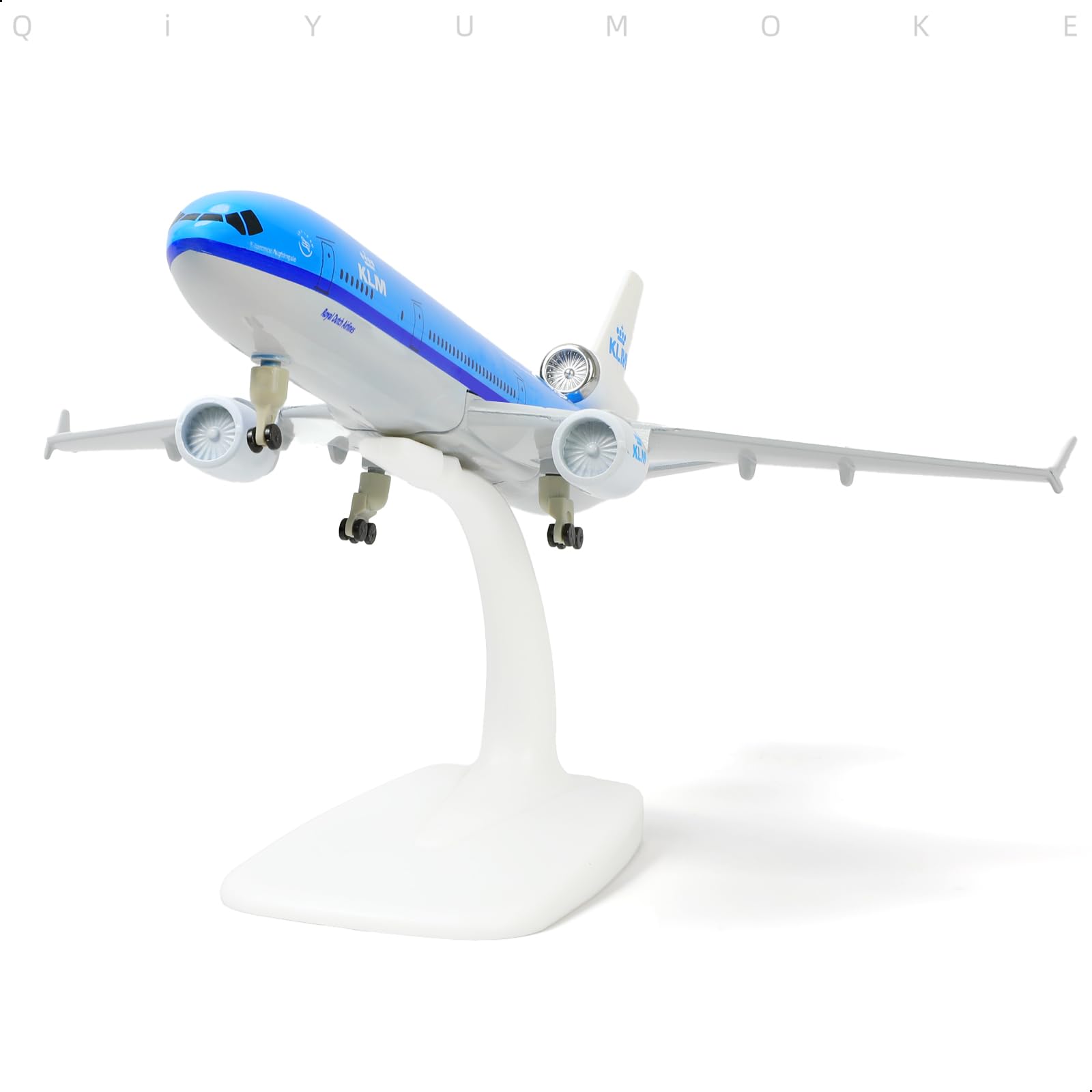 1/300 KLM MD-11 Passenger Airliner Model, Diecast Metal Collector's Display by QIYUMOKE