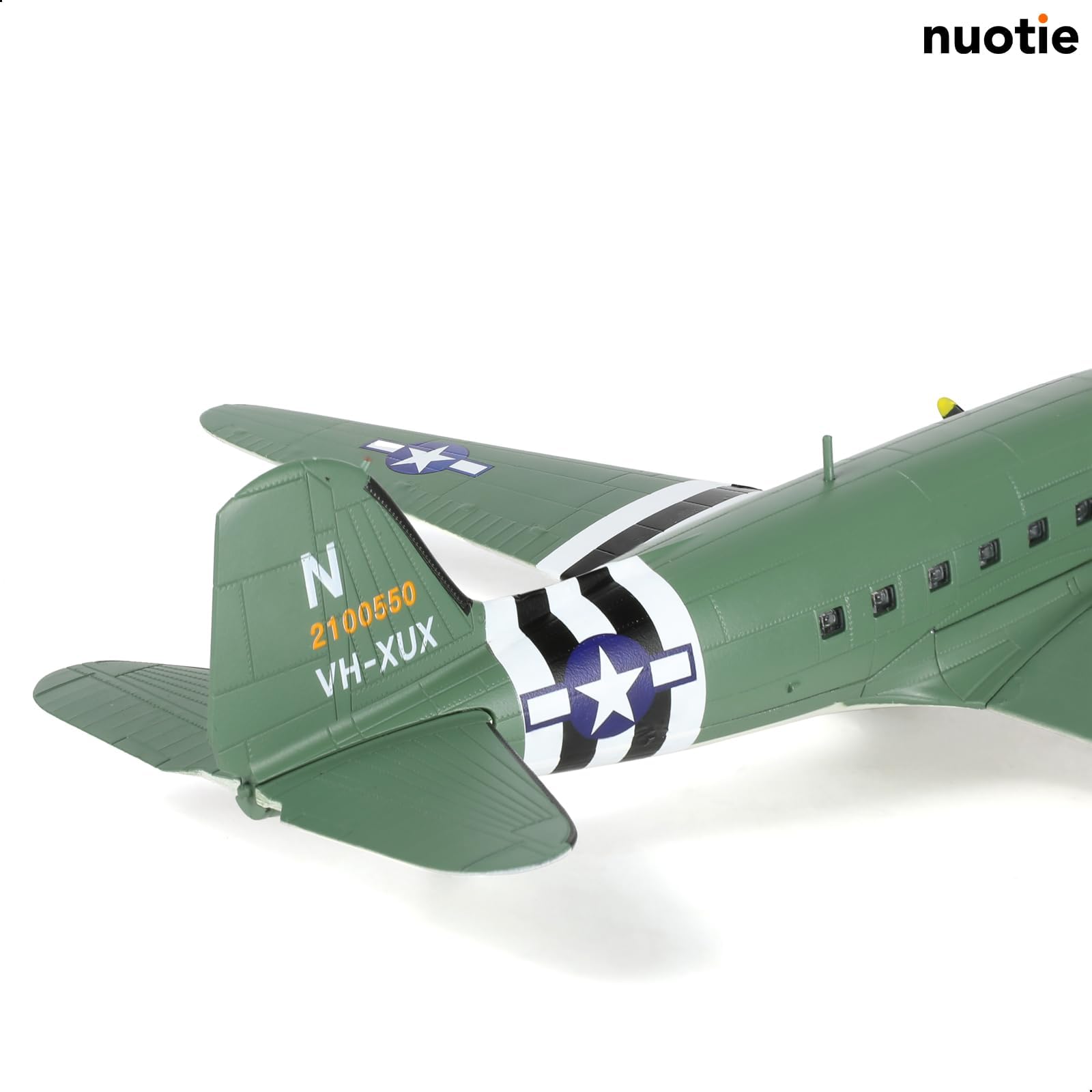 1/100 Douglas C-47 Skytrain Diecast Metal Model - WWII "Buzz Buggy" Transport Aircraft