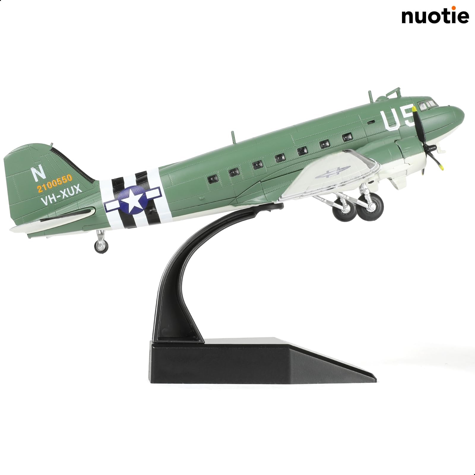 1/100 Douglas C-47 Skytrain Diecast Metal Model - WWII "Buzz Buggy" Transport Aircraft
