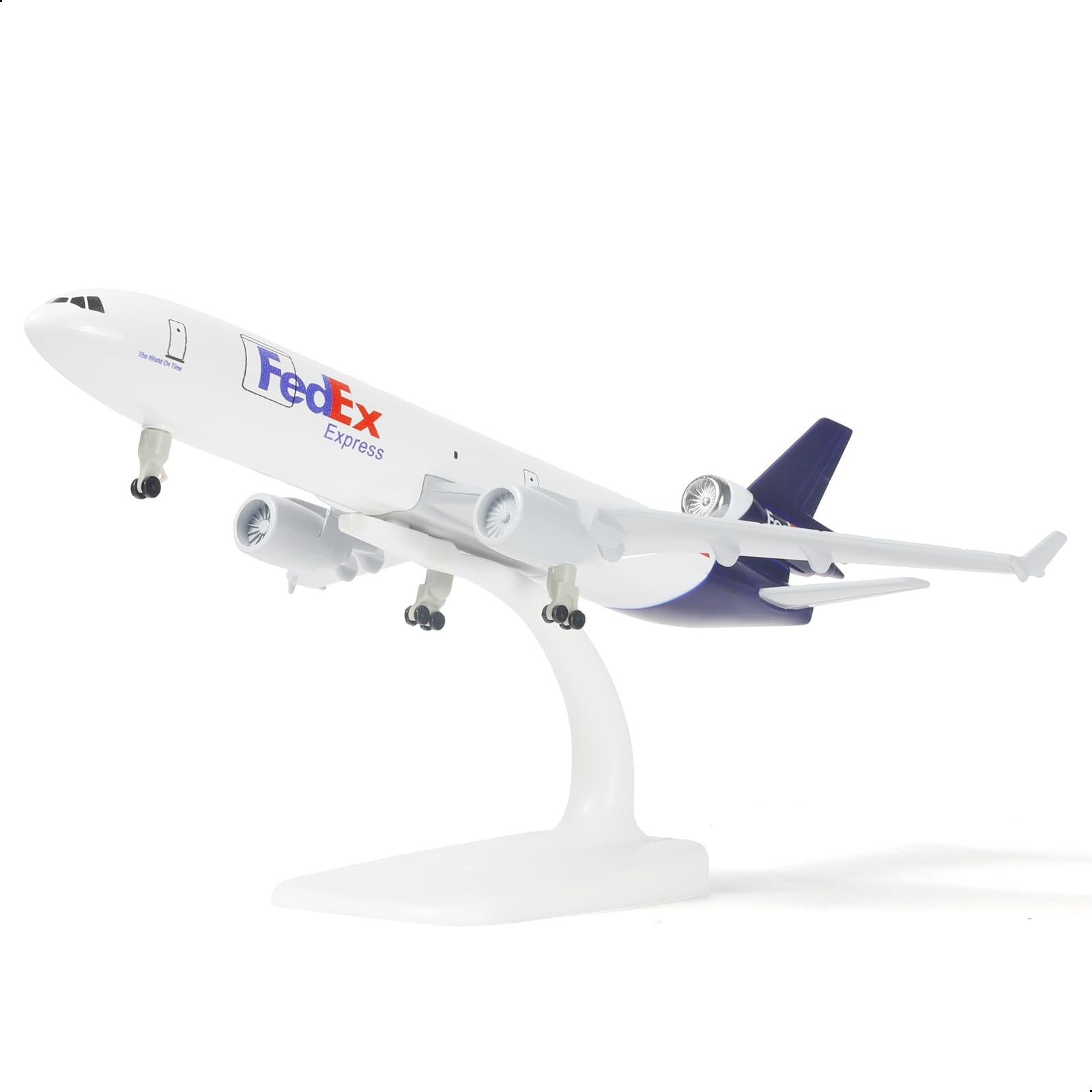 1/300 MD-11 Cargo Freighter Aircraft Model, Diecast Metal Collector's Display by QIYUMOKE