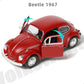 1:36 Volkswagen Beetle Diecast Metal Model - Classic VW Bug Pull Back Toy Car, Vintage Vehicle Replica for Display