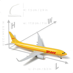 1/300 Boeing 737 Diecast Airliner Model | Generic Livery Metal Display Plane with Stand