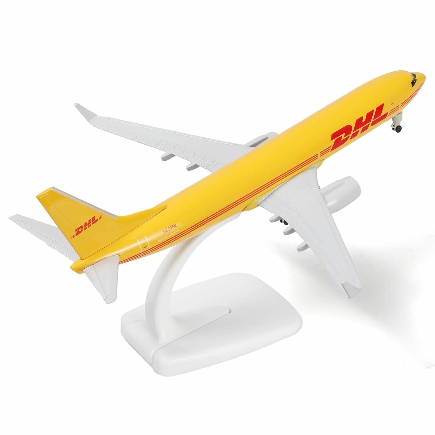 1/300 Boeing 737 Diecast Airliner Model | Generic Livery Metal Display Plane with Stand