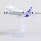 1/400 A380 Model Plane Diecast Metal Airplane Model kit for Airbus A380 (5.5-inch L) with Display Plane Stand for Adults Airplane Toy Aviation Gift or Desktop Collection