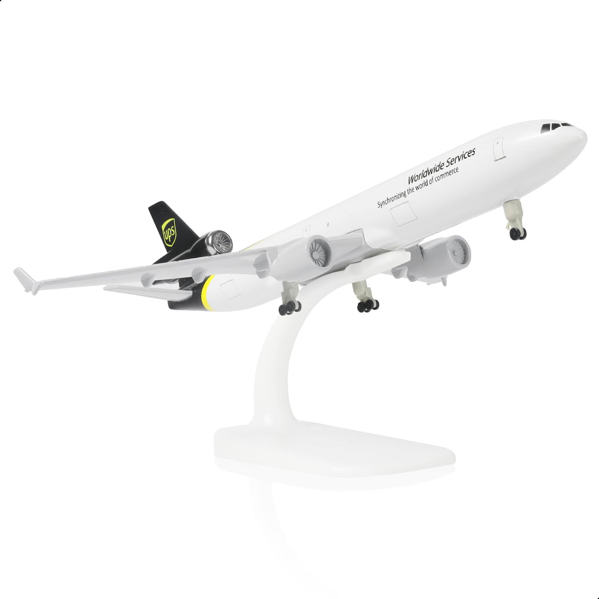 1/300 UPS MD-11F Cargo Freighter Aircraft Model, Diecast Metal Collector's Display by QIYUMOKE