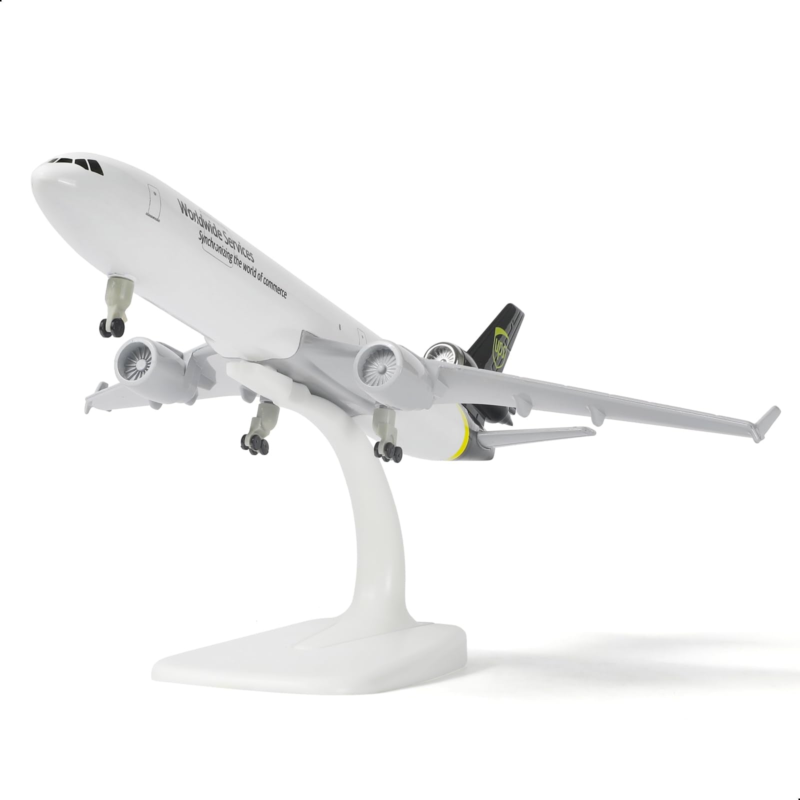 1/300 UPS MD-11F Cargo Freighter Aircraft Model, Diecast Metal Collector's Display by QIYUMOKE