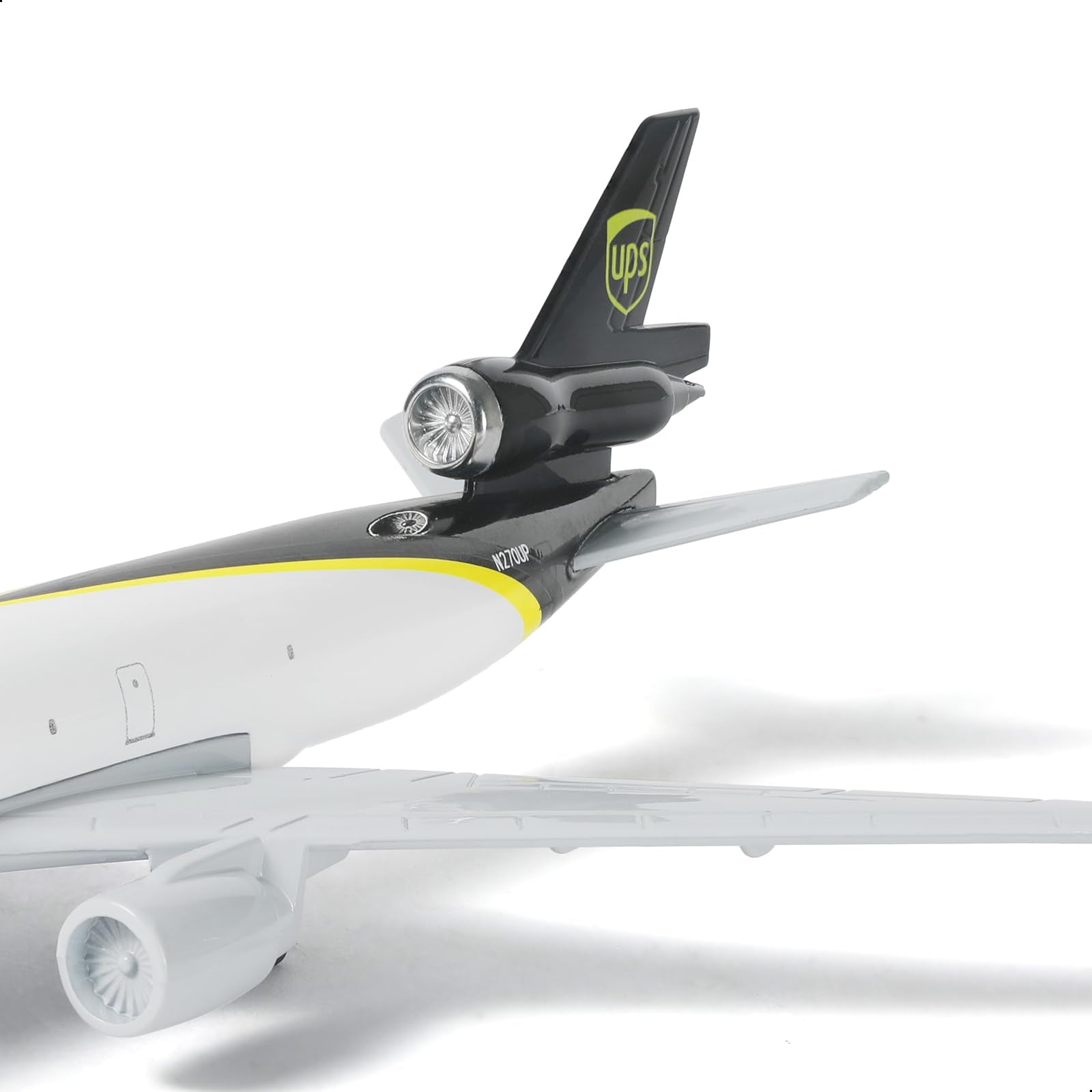 1/300 UPS MD-11F Cargo Freighter Aircraft Model, Diecast Metal Collector's Display by QIYUMOKE