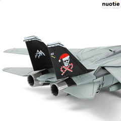 1/100 F-14B Tomcat Diecast Metal Model-VF-103 "Santa Cats" Christmas Painting Jet with Stand