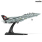 1/100 F-14B Santa Cats Fighter Model VF-103 Jolly Rogers Tomcat Christsmas Painting Pre-Built Jet Aircraft Fighter Alloy Metal Diecast Plane Model with Display Stand Collection Gift for Adult