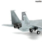 1/100 F-15C Eagle Fighter 79-0046 Model Diecast Metal Aircraft Model Military Fighter Aircraft Model with Stand for Adult Military Enthusiast Collection Display or Gift