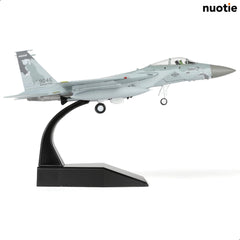 1/100 F-15C Eagle Diecast Metal Model (S/N: 79-0046) - Military Fighter Jet with Display Stand