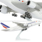 QIYUMOKE Air France Airbus A380 model with detailed undercarriage view