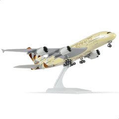 1/240 Etihad Airways Airbus A380 Resin Airplane Model, Aviation Souvenir Gift