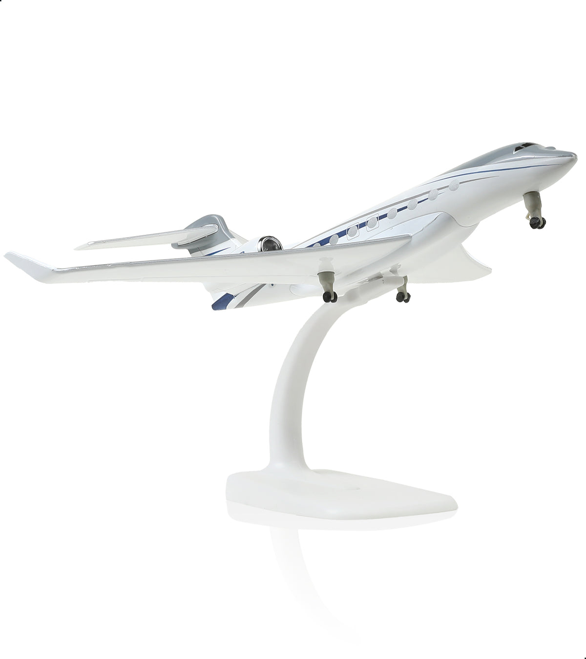 1/150 Gulfstream Diecast Business Jet Model Airplane with Display Stand