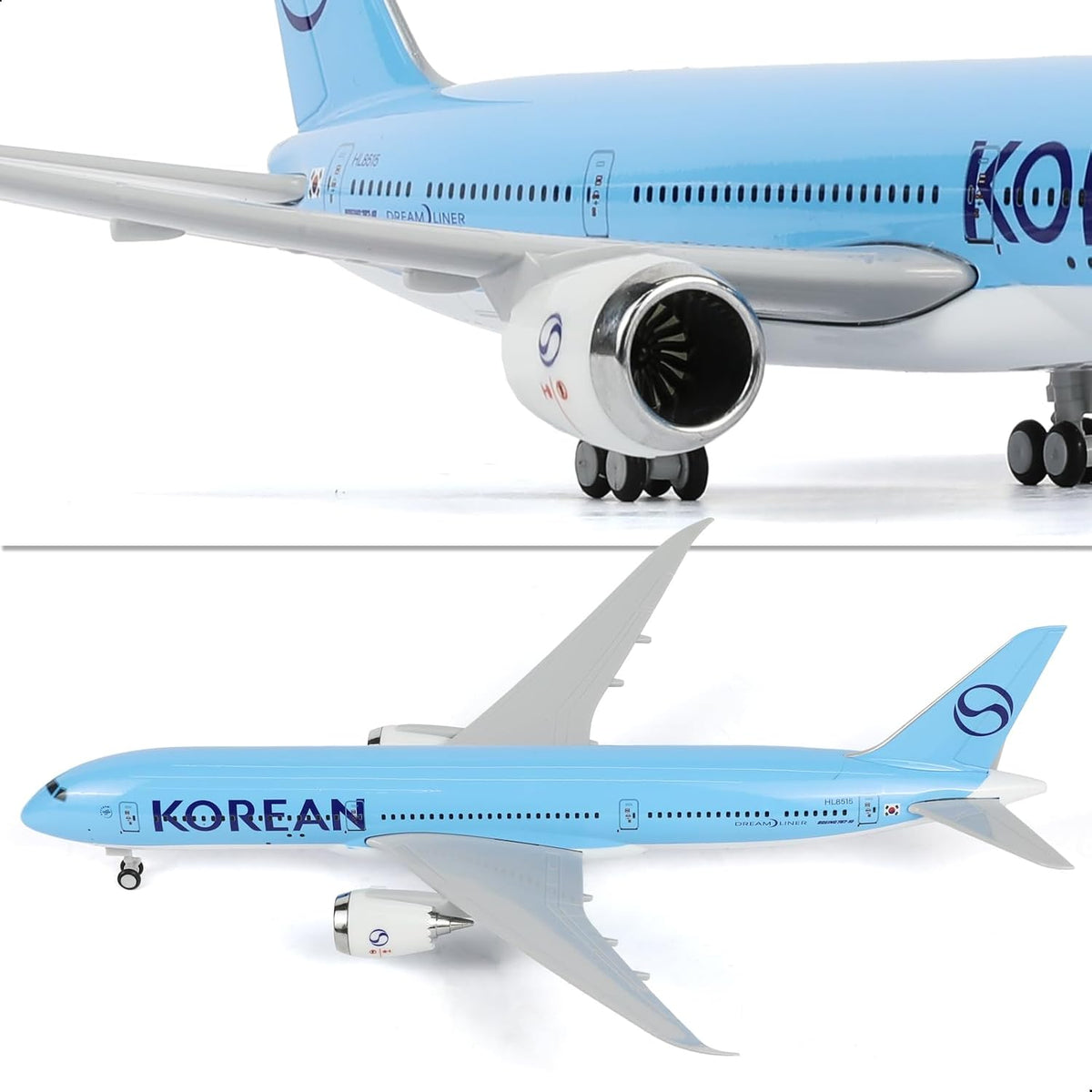 Korean Air Boeing 787 Model Airplane 1/240 Resin | QIYUMOKE