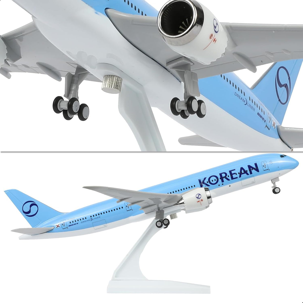 Korean Air Boeing 787 Model Airplane 1/240 Resin | QIYUMOKE