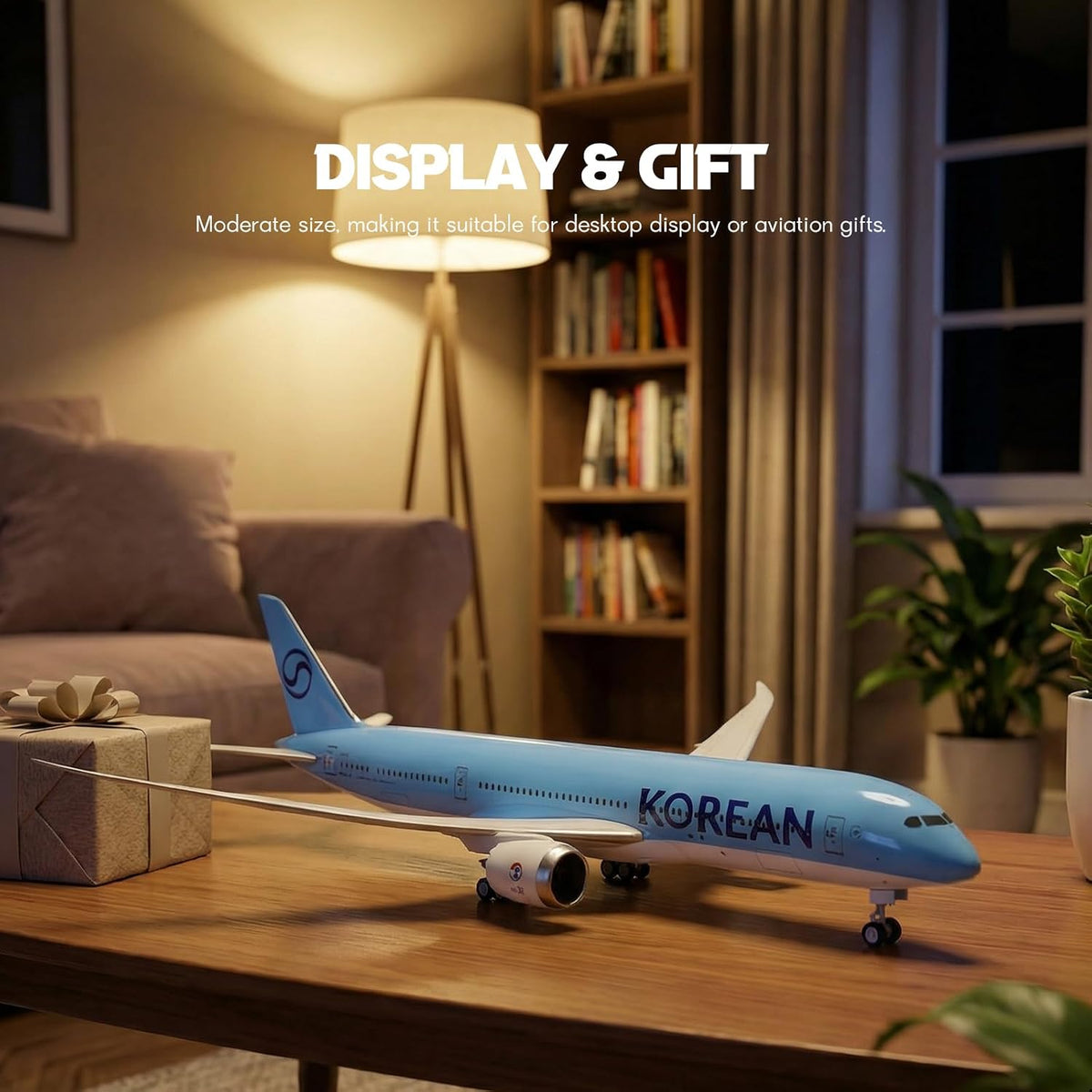 Korean Air Boeing 787 Model Airplane 1/240 Resin | QIYUMOKE