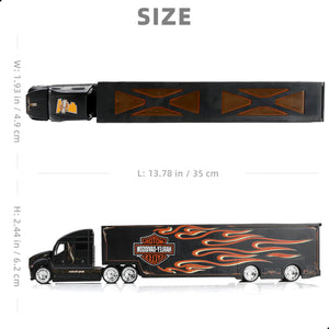 1:64 MAx Diecast Semi Truck Model with Trailer Head - Heavy Alloy Metal Tow Tractor