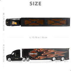 1:64 MAx Diecast Semi Truck Model with Trailer Head - Heavy Alloy Metal Tow Tractor