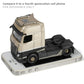1/64 Mercedes-Benz Semi Truck Diecast Metal Model - Tow Truck Transport Vehicle, Gold Edition Collectible for Boys and Adults