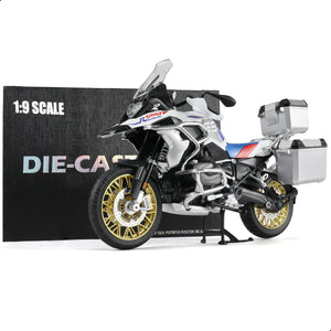 1/9 BMW R125 Die-cast Motorcycle Model - Finished Metal Moto Collectible - Black