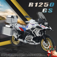 1/9 BMW R125 Die-cast Motorcycle Model - Finished Metal Moto Collectible - Black