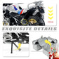 1/9 BMW R125 Die-cast Motorcycle Model - Finished Metal Moto Collectible - Black