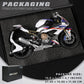1/9 BMW S1000RR Die-cast Motorcycle Model - Finished Metal Moto Collectible - White