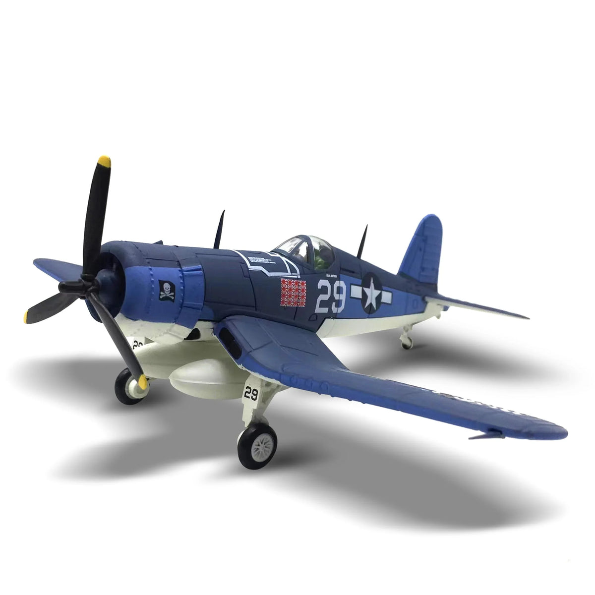 NUOTIE Vought F4U Corsair navy diecast model aircraft front view