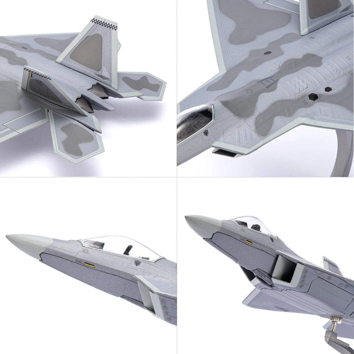 NUOTIE F-22 Raptor model with multiple angles, detailed aircraft design