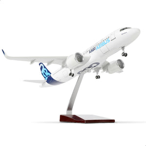 1/100 Scale A320 neo Prototype Model Airplane -Diecast Airbus A320 Model Plane Kit with Stand (14 in-L) Pre-Built Model Aircraft for Adult -Aviation Creative Gifts, Collection Display