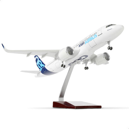1/100 Airbus A320neo Prototype Diecast Model, Pre-Built Aircraft , 14 Inch Collectible Display