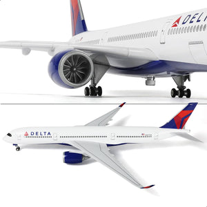 1/144 Airbus A350 Dreamliner Passenger Airliner Model, Resin Collector's Display by QIYUMOKE