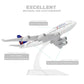 1/400 Plane 747 Model Diecast Metal Airplanes Model kit (6 inches) for Boeing 747 Airlines Model Plane with Stand for Aviation Gift, Desktop Display Decorations