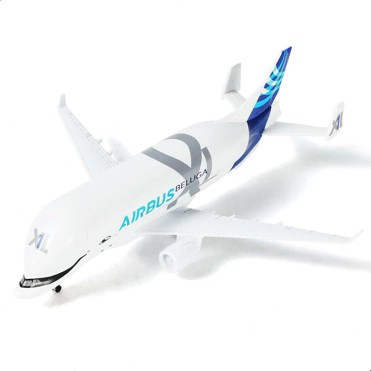 QIYUMOKE 1/300 Airbus A330 Beluga XL Diecast Metal Model with Stand