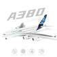 1/200 Scale A380 Prototype Diecast Airplane - Airbus A380 Model Plane Kit with Stand (14 in-L), Pre-Built Model Aircraft for Adults - Aviation Creative Gift, Tabletop Collection Display
