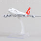 Australia Diecast Metal 1:400 747 Airplane Model with Stand All Alloy 747 Model Plane Desktop Display or Aviation Enthusiasts Gift