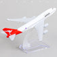 Australia Diecast Metal 1:400 747 Airplane Model with Stand All Alloy 747 Model Plane Desktop Display or Aviation Enthusiasts Gift