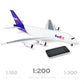 $1/200$ Airbus A380 Diecast Model Plane, Prebuilt Cargo Aircraft w/Stand, 14 Inch Collectible Display