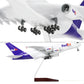 $1/200$ Airbus A380 Diecast Model Plane, Prebuilt Cargo Aircraft w/Stand, 14 Inch Collectible Display