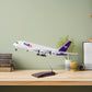 $1/200$ Airbus A380 Diecast Model Plane, Prebuilt Cargo Aircraft w/Stand, 14 Inch Collectible Display