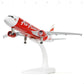 1/200 Scale Asian Airlines Airbus A320 Die-Cast Metal Model – 7.3" Pre-Built Aircraft Replica with Display Stand BY QIYUMOKE